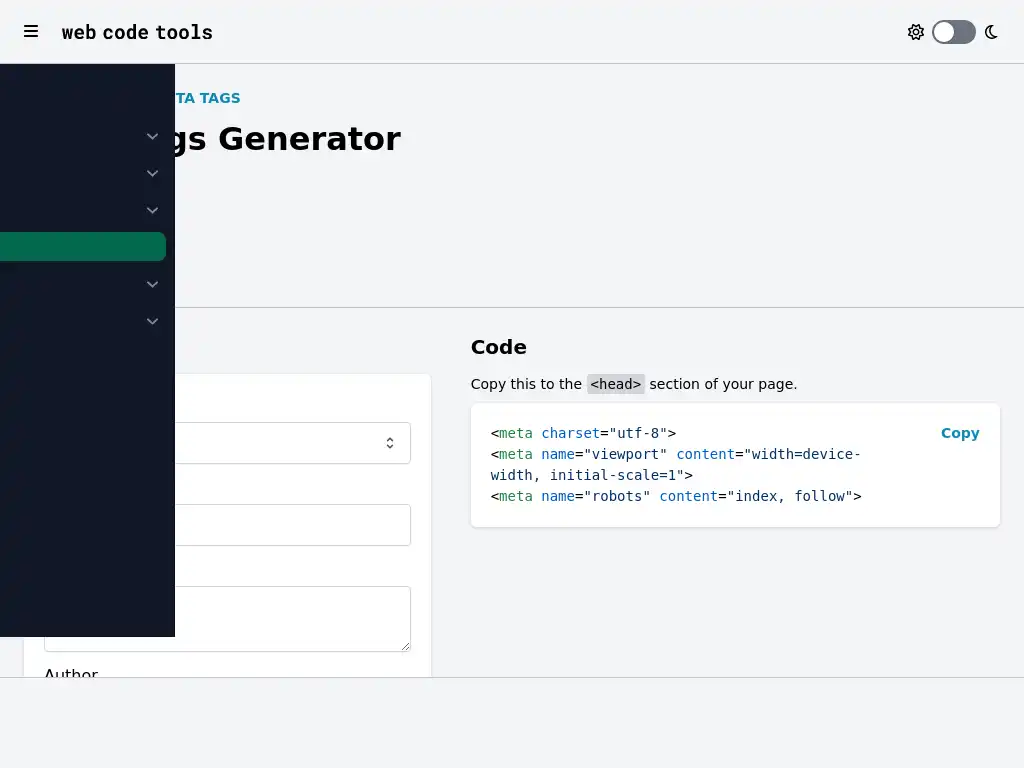 Photo of resource Meta Tags Generator